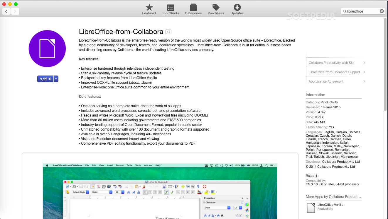 open source word processing software for mac